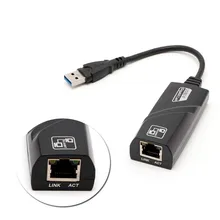 Computer Accessories USB 3.0 to 10/100/1000 Gigabit RJ45 Ethernet LAN Network Adapter 1000Mbps For PC