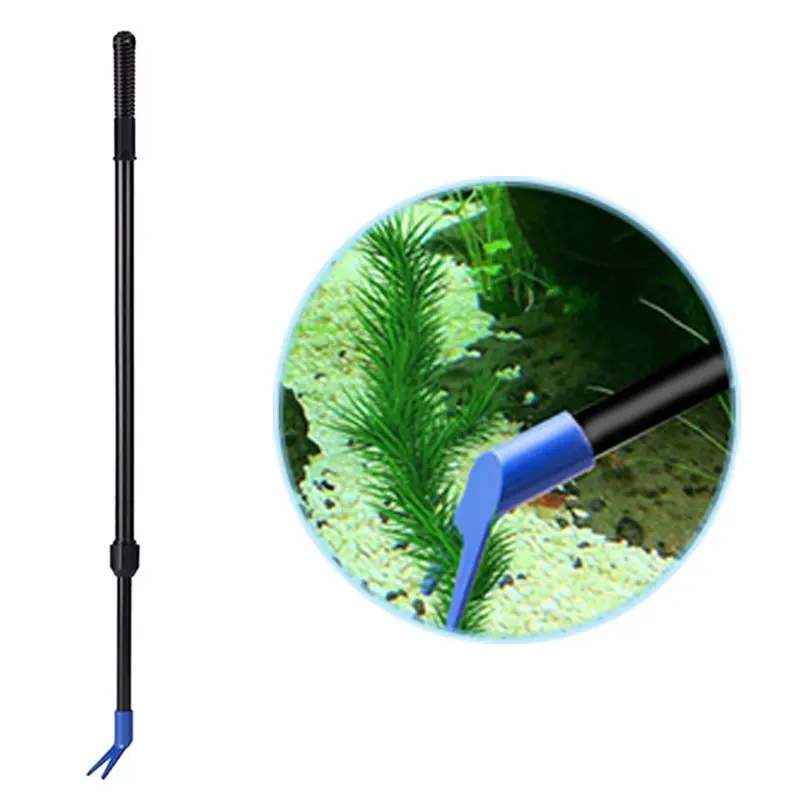 5 in 1 Aquarium Algae Fish Tank Kit Cleaning Tools Set Gravel Rake Grass Clip Clean Sponge Algae Brush Fishing Net Scraper Spong