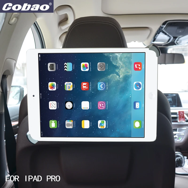 Cobao заднее сиденье автомобильное крепление для планшета универсальный автомобильный держатель для iPad 9,5-14,5 дюймов Регулируемая подставка для планшета для samsung планшета