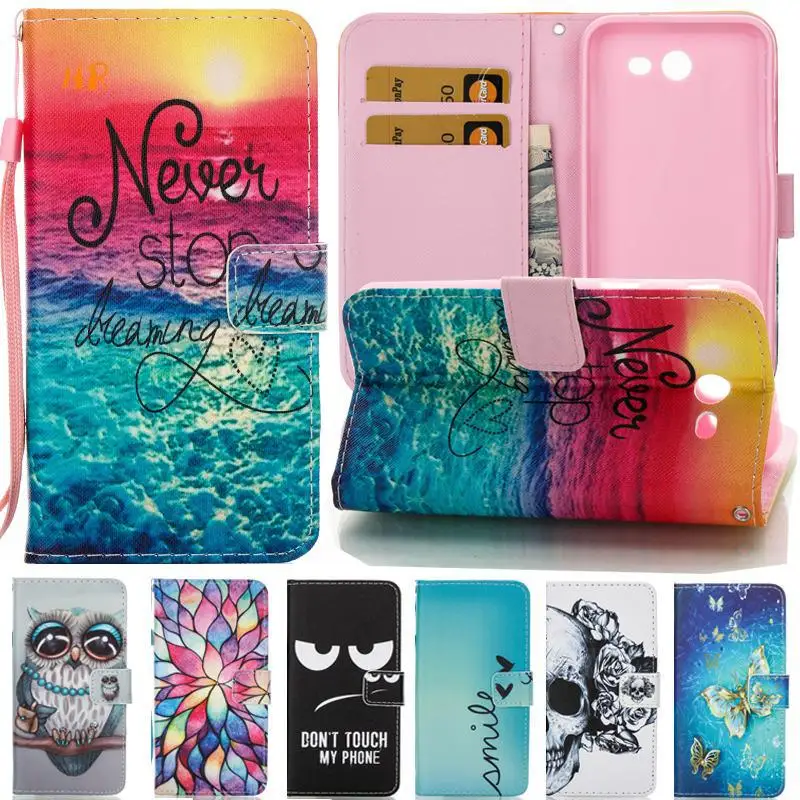 Для Coque samsung Galaxy J3 J5 J7 2017 Leahter кошелек чехол для телефона A3 A5 флип-чехол Капа |
