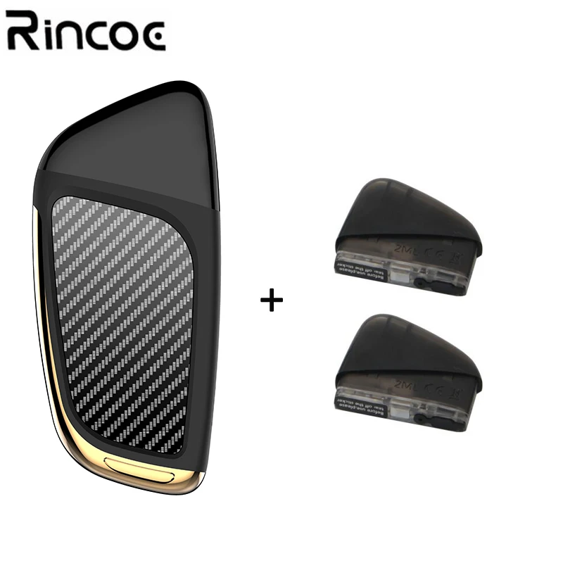 

Original Rincoe Ceto Vape Pod System it with 370mAh Battery 2ml Cartridge All-in-one Electronic Cigarette Starter Vaporizer Kit