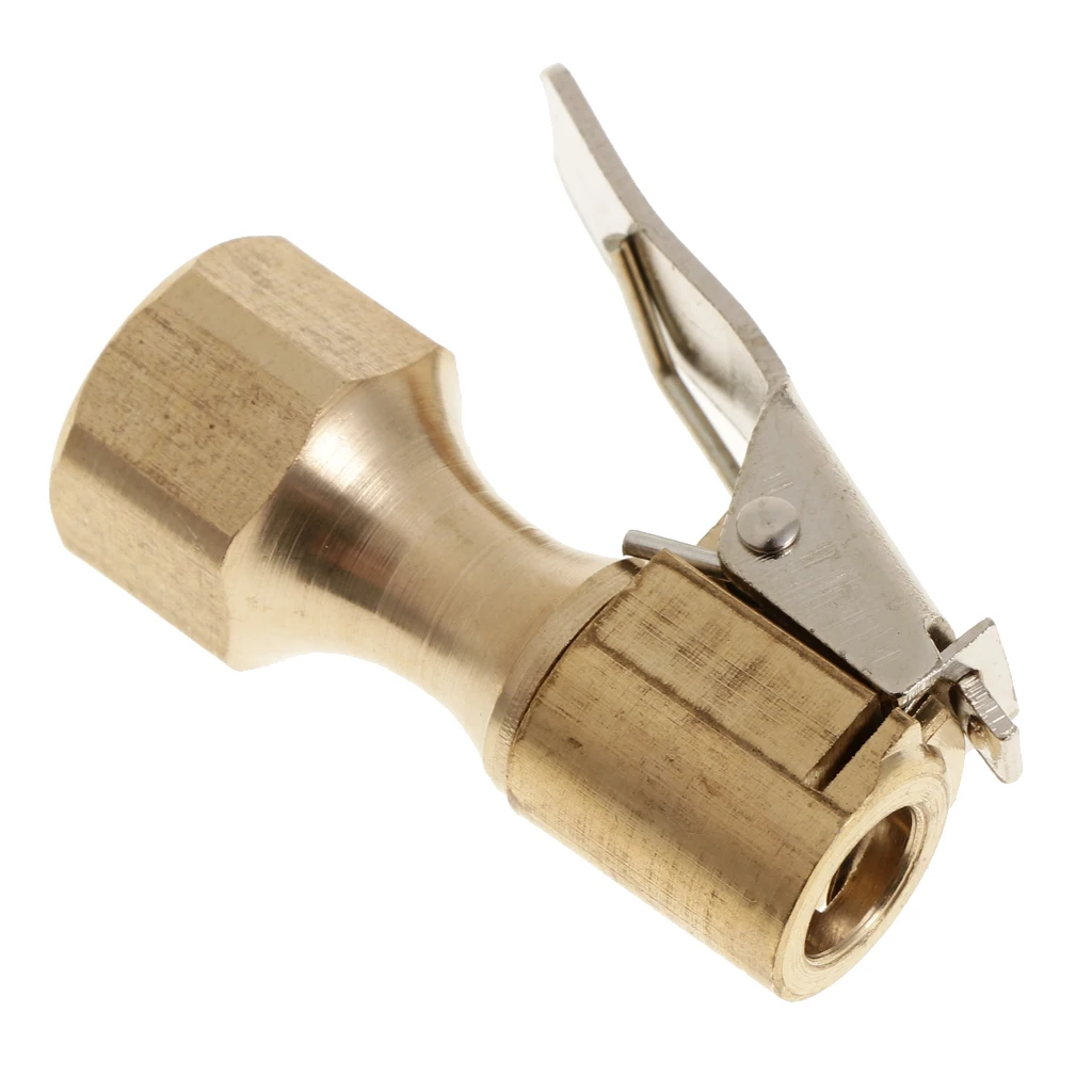 1 Pcs Auto Air Pump Chuck Clip Car Truck Tyre Tire Inflator Valve Connector Car 1/4-Inch Female NPT Clamp Tire Repair Tools
