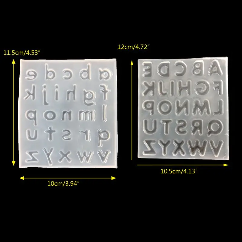 26 Английский алфавит смолы литья формы силиконовые формы ювелирных изделий инструмент