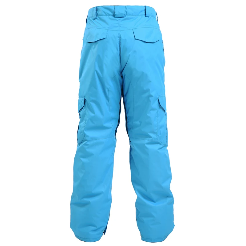 Водонепроницаемые Мужские штаны для сноубординга с карманом на молнии, теплые лыжные брюки, камуфляжные зимние теплые штаны