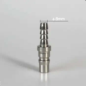 

8mm Hose Barb 45# Steel Quick Release C Type Plug Pneumatic Fitting Tube PH20