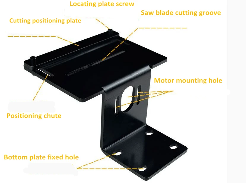 Толщина 5 мм Поддержка станка для резки стальных пластин, двигатель 775/795/895, регулируемая высота центра