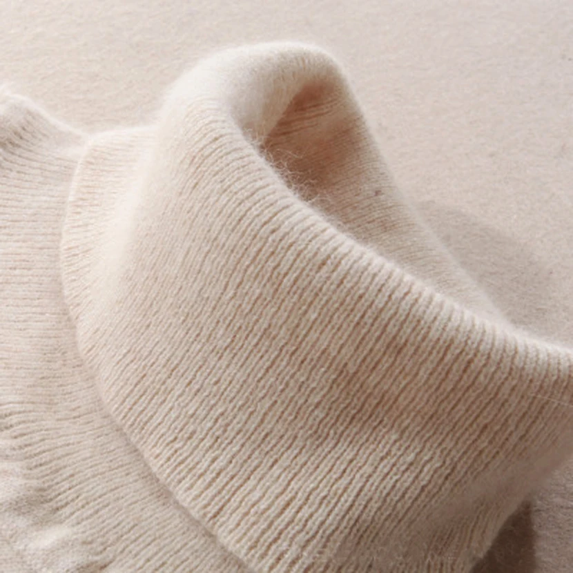 

Autumn Winter Warm Cashmere Turtleneck Sweater Female Tops Knit Tricot Jumper Women Sweaters And Pullovers