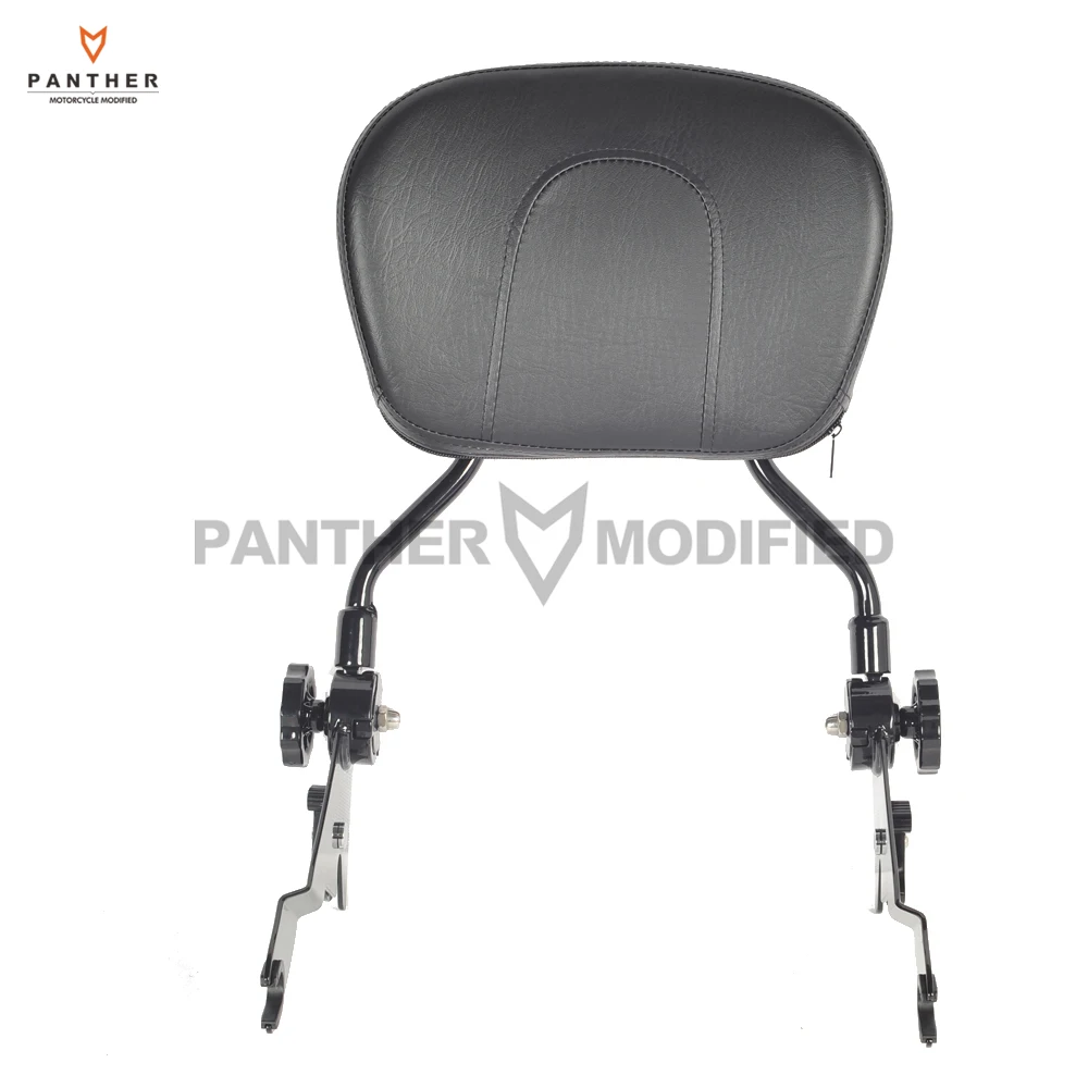 

Motorcycle Adjustable Backrest Artificial Leather Sissy Bar Case for Harley Touring Road King CVO FLHR FLHRC FLHT FLHX