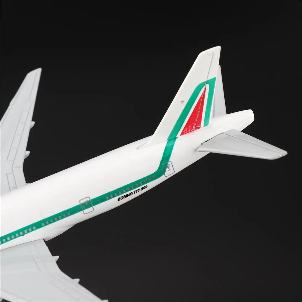 TAIHONGYU Италия Alitalia B777 самолета Модель самолета w/подставка коллекций литья под давлением Игрушка-подарок для детей