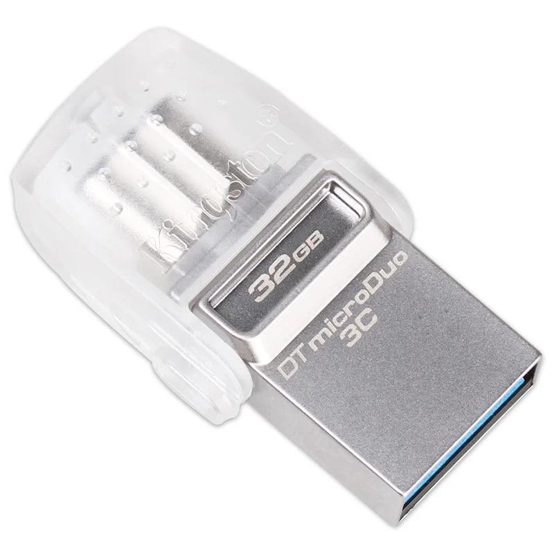Kingston USB флеш-накопитель DataTraveler Micro Duo 3C 64 ГБ 32 ГБ 16 ГБ USB 3,1 для ПК телефона с портом type-C