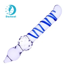 Large crystal butt plug vagina ball pyrex glass anal beads dildo male penis masturbator adult product sex toys for women