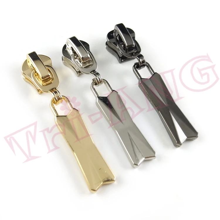 20pcs/lot, Lovely Special 5 Gold / Black / Silver Zipper Head Zipper