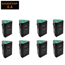 TIPTOP 8 пакет Smart DJ 3*10 Вт Dj RGBW 4 в 1 смешивание цветов светодиодные парные прожекторы неводозащищенный светодиод диско пар крытый лампы для свадьбы, вечеринки