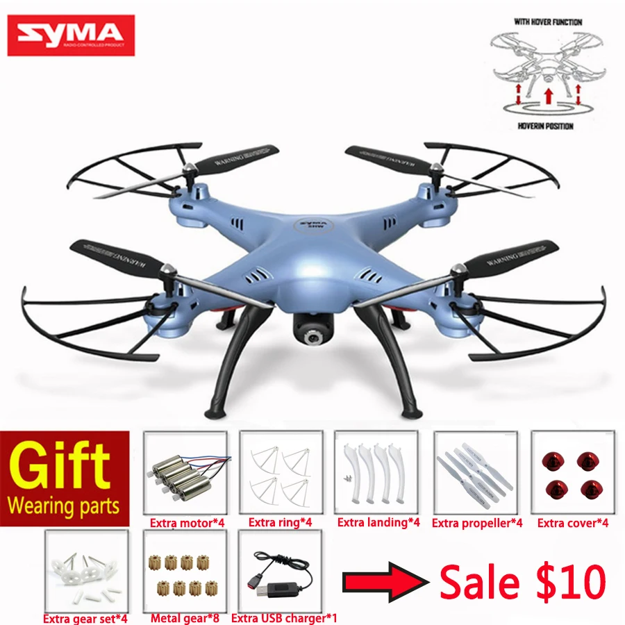 

Original Syma X5HW FPV RC Quadcopter Drone With WIFI Camera 2.4G 6-Axis Upgrade RC Helicopter Toys Pressure High Mode