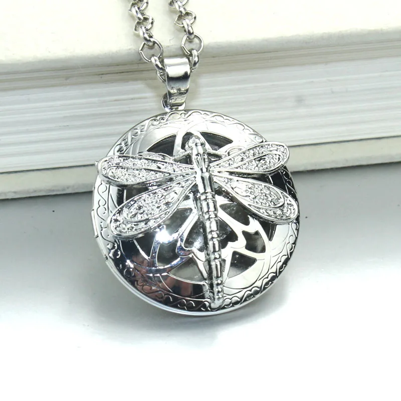 Кулон медальон Dragonfly для ароматизатора кулон с вкладышами 030419|locket pendant|aromatherapy