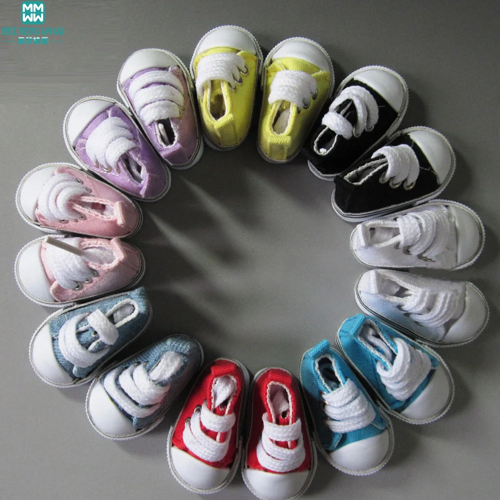 

1pair 5cm mimi doll shoes sneakers sports shoes for 1/6 Bjd dolls Accessories