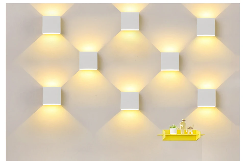 EeeToo Bedroom Wall Night Light Lamp 7W COB Chip LED Night Light Children Indoor Lighting AC 90-265V White Night Lamp for Home (10)