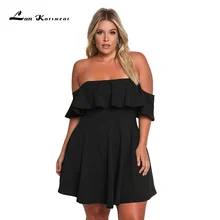 Летние Короткие вечерние сексуальные Клубные платья трапециевидной формы с вырезом лодочкой для женщин, большие размеры, мини пляжное платье для выпускного вечера, Vestidos xxxl