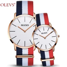 OLEVS Luxury Fashion Famous font b Couples b font font b Watches b font Business Style