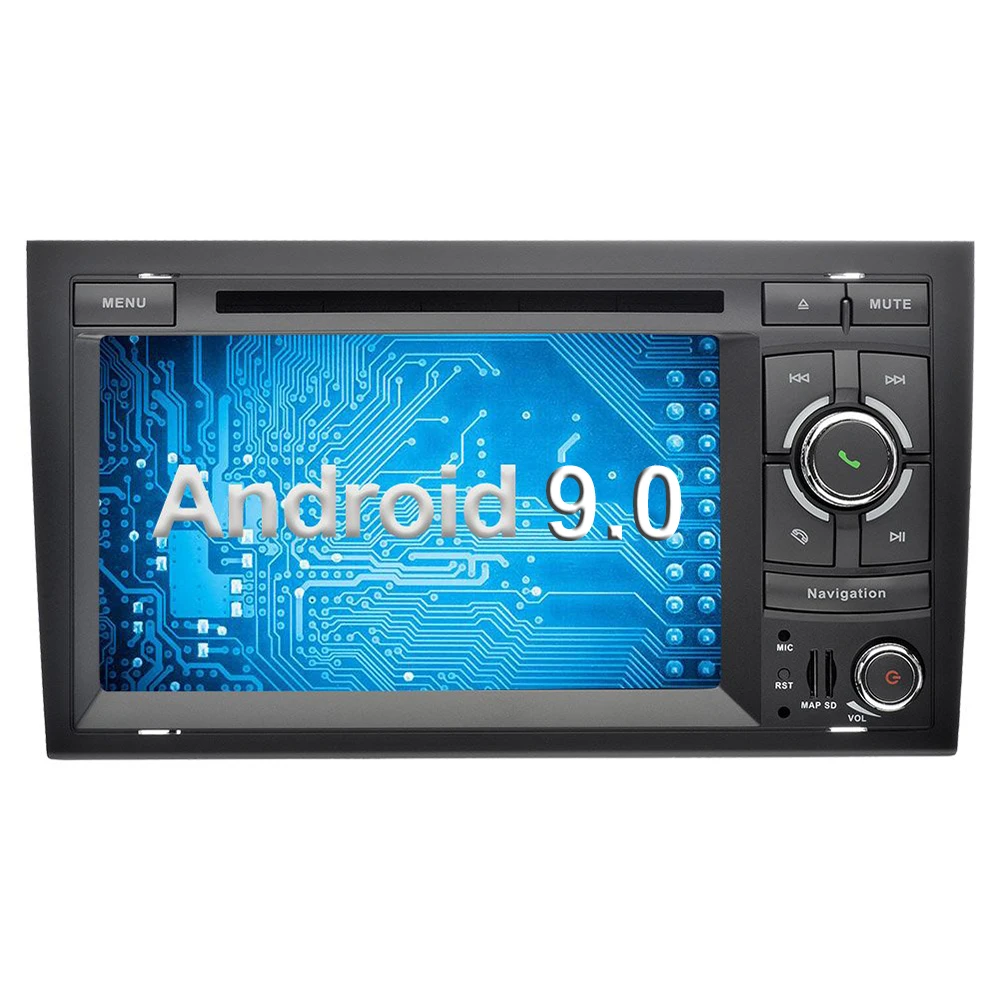 Perfect Android 9.0 Car DVD Player for for Audi A4 S4 RS4 2002-2007 Seat Exeo with WiFi BT GPS 3