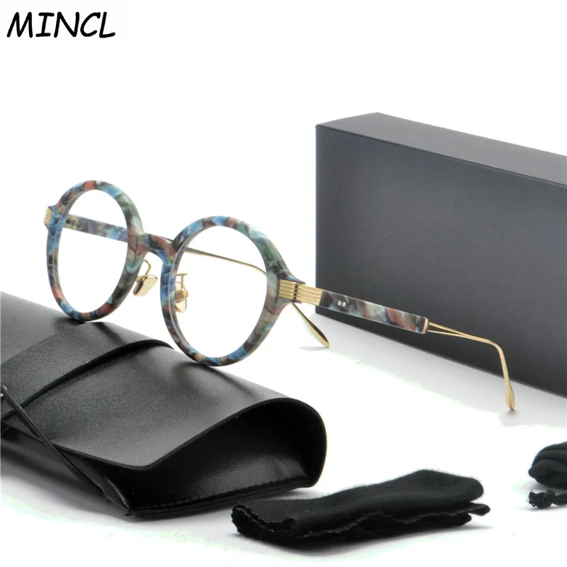 TR90 очки оправа Сверхлегкий желе круглые оптические очки простые очки для женщин и мужчин очки унисекс с коробкой FML - Цвет оправы: flower