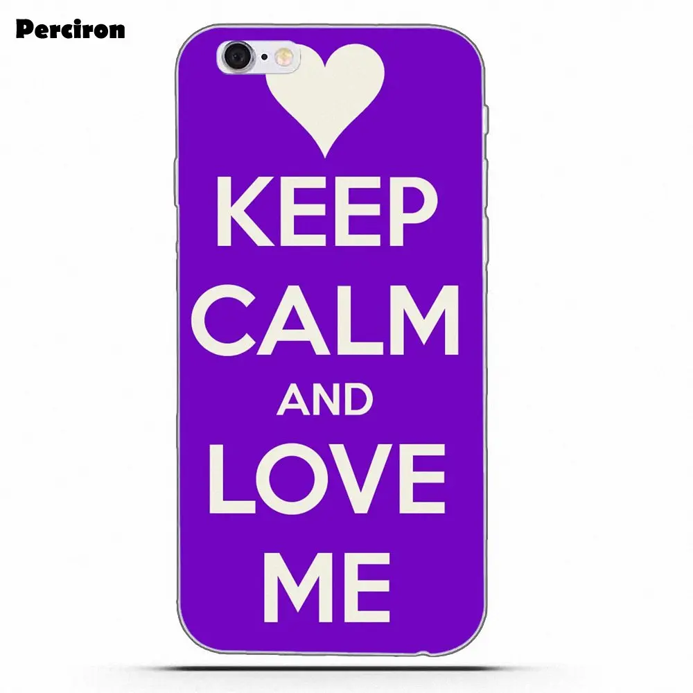 Keep Calm And Love Me Style TPU мобильный телефон для Huawei P7 P8 P9 P10 P20 P30 Lite Mini Plus Pro 2017 2018