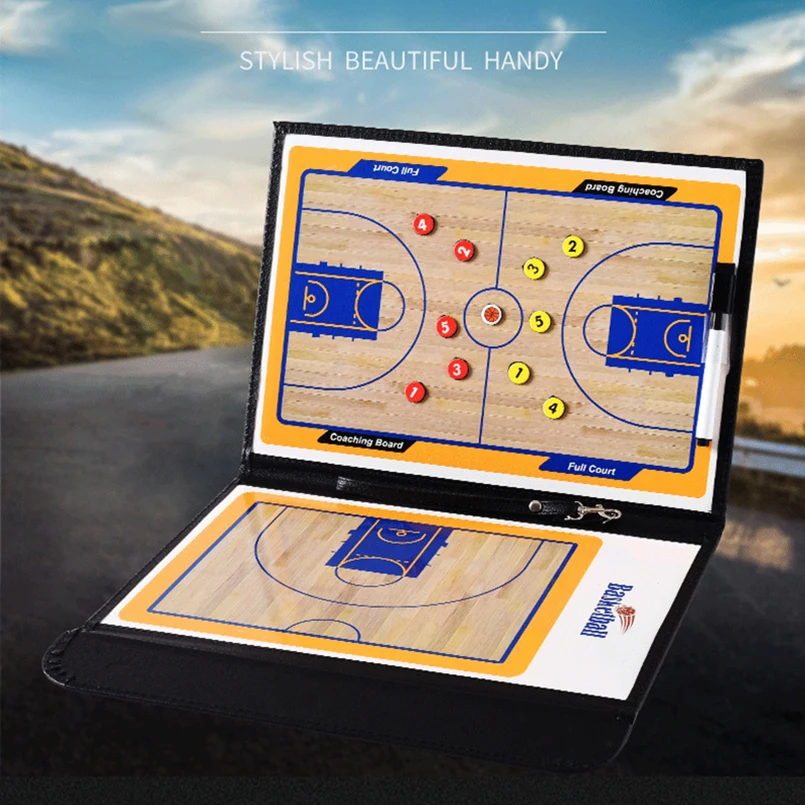 Professional Basketball Training Tactical Board Double sided Dry Erase