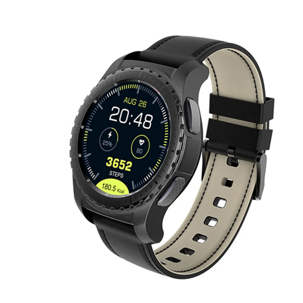 Умные часы Watchs PK KW18 KW88 samsung gear S3 с поддержкой BT 4,0 3G ОС Android MTK2502 фитнес-трекер Пульс Для IOS PK Q1 - Цвет: black