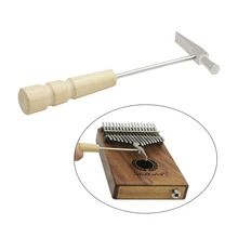 Kalimba Tuning Hammer Başparmak Piyano Mbira Metal Ayar Çekiç Akçaağaç Ahşap Saplı