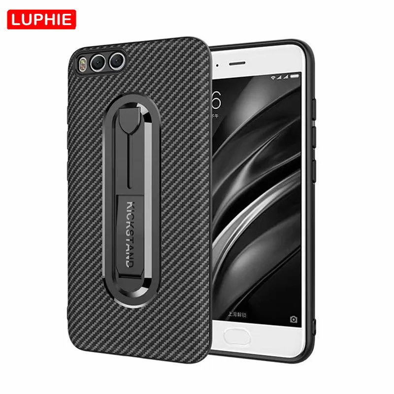 

LUPHIE Carbon Fiber Case 360 Full Shockproof Mobile Phone Case for Xiaomi Redmi Note 6 Mi6 5X Note 5A Prime Note 3 Armor Cover