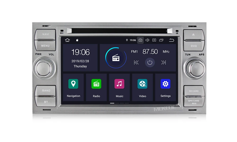 Perfect MEKEDE Car Multimedia Player GPS Android 9.0 2 Din For Ford/Mondeo/Focus/Transit/C-MAX Car Radio Bluetooth DVR Autoradio DSP 15