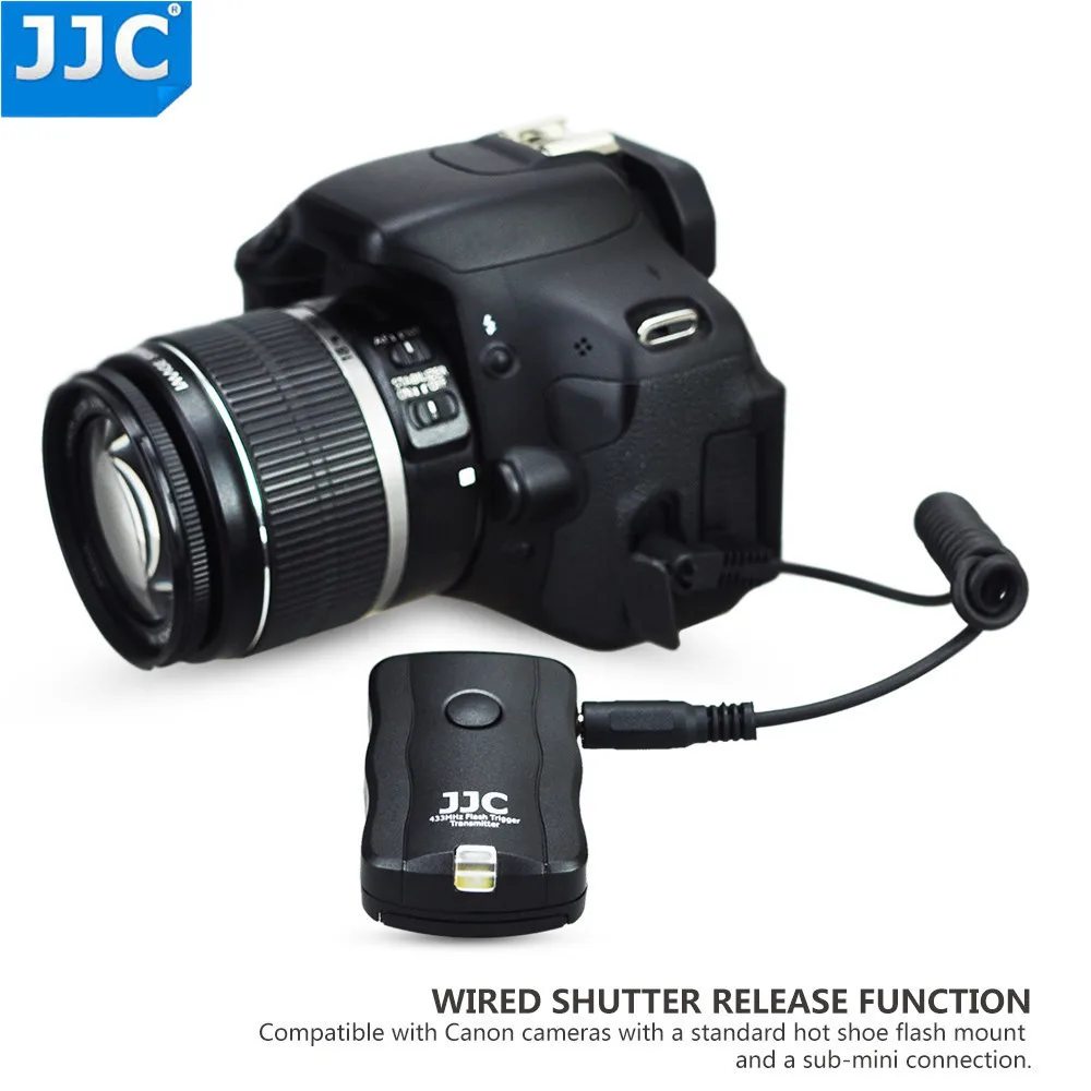 Беспроводной пульт дистанционного управления JJC для Canon Nikon Pentax Fujifilm вспышка