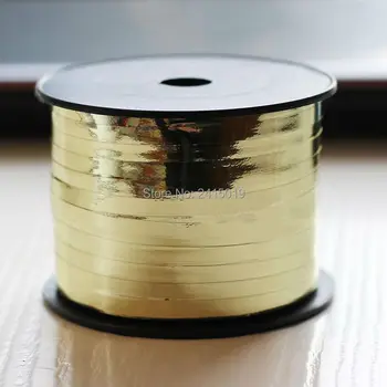 

Fine 200yd Shinning pearling silver curling ribbon helium balloon accessories ribbons ribbon rope wedding party decorating deco