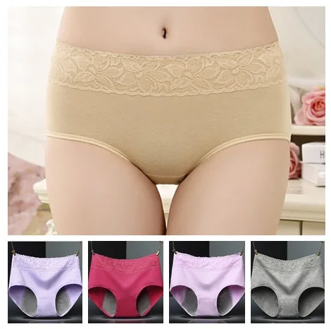 Female Menstrual Period Panties Cotton Health Seamless Briefs In The Waist Warm Physiological Pants Leak Proof Women Underwear