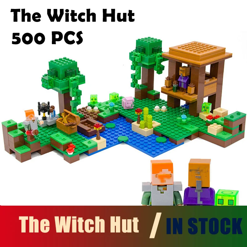 lego minecraft witch hut