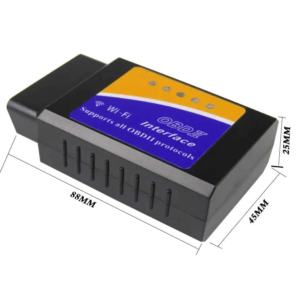 Новейший PIC18F25K80 чип ELM327 WiFi V1.5 OBD2 OBDII автомобильный диагностический инструмент Wi-Fi ELM 327 V 1,5 Obd 2 автоматический диагностический сканер кода