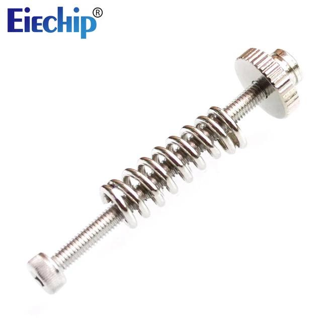 Cheap 3D printer accessories leveling component suite M3 screw leveling spring leveling knob kit 5pcs/lot Cheap 3D printer accessories leveling component suite M3 screw leveling spring leveling knob kit 5pcs/lot