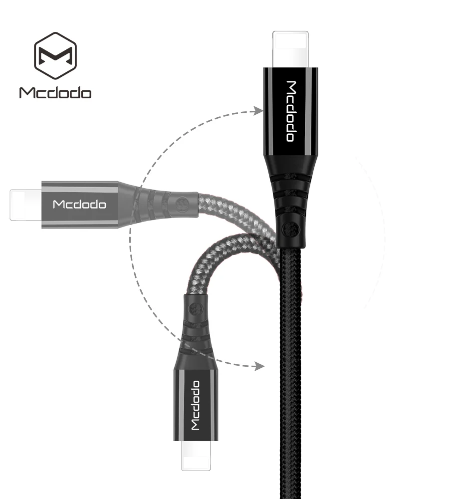 Mcdodo For iPhone USB Cable For iPhone X 7 Plus Auto Disconnect Fast Charging Data Cable For iPhone X 8 6s LED USB Cable Cord (19)