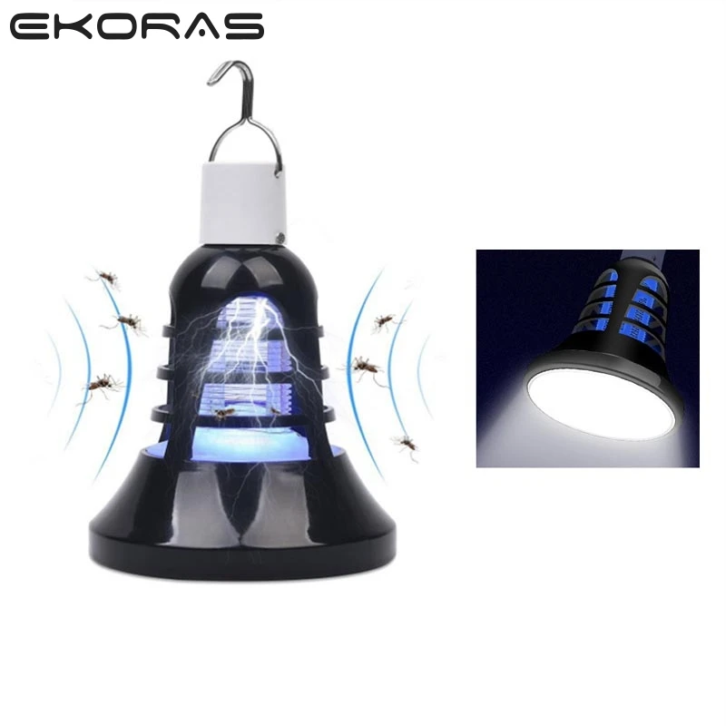 

LED Mosquito Killer Lamp E27 Mosquito Trap 110V 220V Anti Mosquito USB 5V Bug Zapper For Bedroom Camping Tent