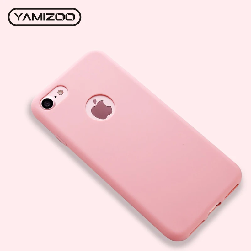 Yamizoo 5 se 5 حالة آيفون 7 6 ثانية 6 ثانية حالة سيليكون الوردي لطيف صدمات الغطاء se 5 الحالات الهاتف لآيفون 7 8 ثانية زائد حالة 6 6 ثانية