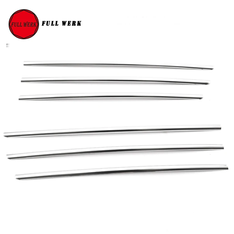 Price Front Fog Light Lamp Stainless Steel Trim Cover Stickers for VW Touareg 2011 2015 Fog Light Decoration Accessories Car Styling