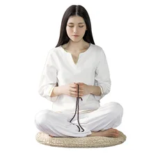 Высокое качество# Йога комплект 5 видов цветов Новинки для женщин Медитация одежда Леди Танцевальная Фитнес длинный костюм белый Йога Спортивная S-XL женские футболки