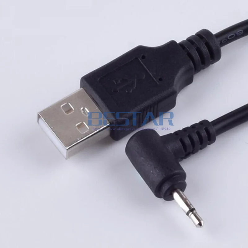 1M USB Jack Plug Aux 2.5 Mm Kabel Audio 