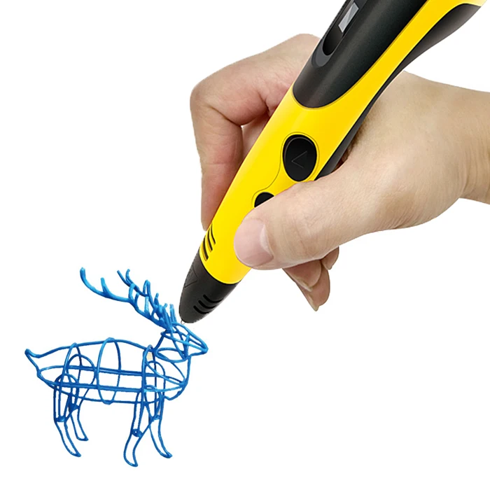 3D ручки ABS PLA нити DIY 3D чертежная ручка с ЖК-дисплеем 3D по индивидуальным заказам с 5V 2A адаптер творческий подарок для детей