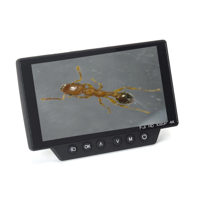 

5" Screen 300X 16MP SONY CMOS 1080P 60FPS inspection HDMI Digital Microscope Camera for Industry Lab PCB Repairing and Soldering