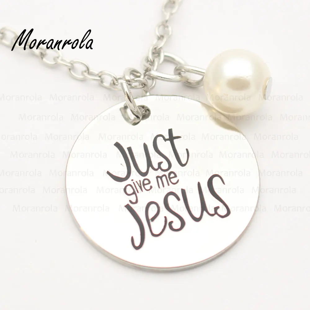 New arried&quotJust give me Jesus &quotCopper necklace Keychain charm Inspirational Jewelry Christian | Украшения и аксессуары