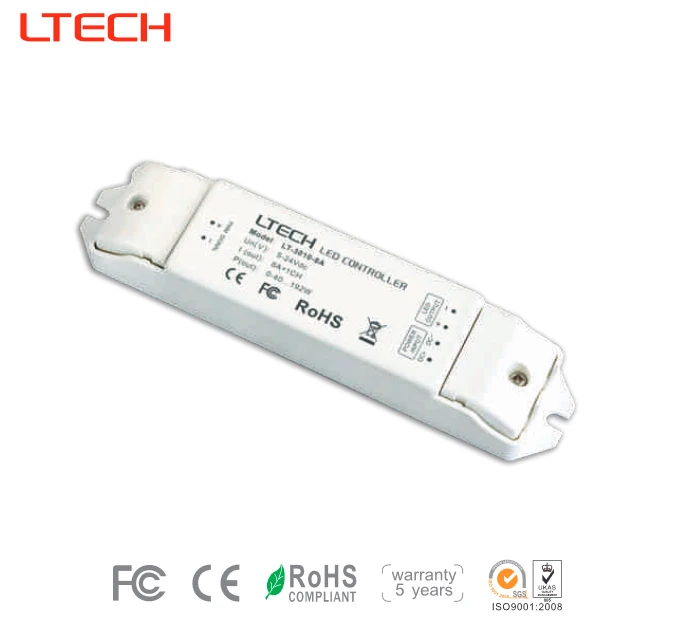 

LT-3010-8A Led Power Repeater(amplifier),Accept PWM Control DC5-24V input;8A*1CH output single led strip