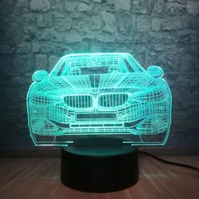 Автомобильная 3D лампа многоцветный RGB лампа светодиодный USB настольный ночник Лава светильник в спальню декор Освещение человек Мальчики Рождественский подарок игрушка