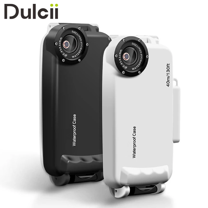 Dulcii Дайвинг чехол для iPhone 6S 7 Plus IPX8 40 м/130ft подводный Водонепроницаемый телефона