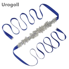 Королевская медаль ремесло Роскошные Свадебные ремни Свадебный аксессуар-ремень пояса свадебный пояс элегантный горный хрусталь бисерный пояс